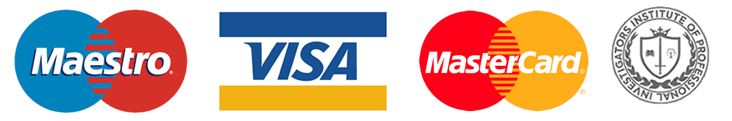 We take Visa, Master Card and Meastro